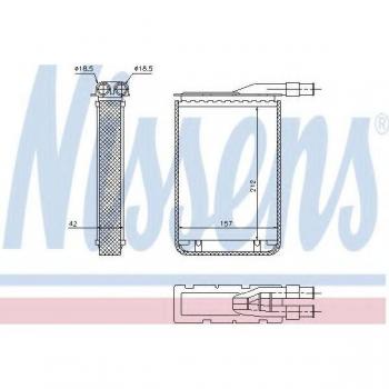 Radiateur de chauffage Nissens