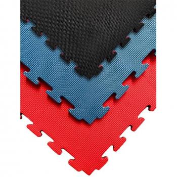 Suelo de Gimnasio Judo 1000 × 1000 mm Red/Black
