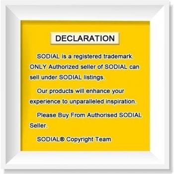 Sodial 5000 Label con etiqueta y pin 25 mm