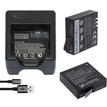 Accesorio de Alimentación Dual USB para Xiaomi Yi 4K