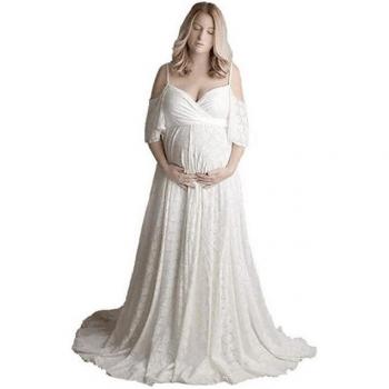 Vestido de Encaje para Embarazadas