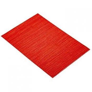 KitchenCraft Woven Vinyl Placemat, Red, 30 x 45 cm