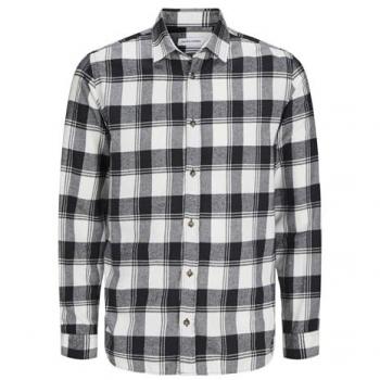 Jack & Jones Langarmhemd Slim Fit Weiß für Herren