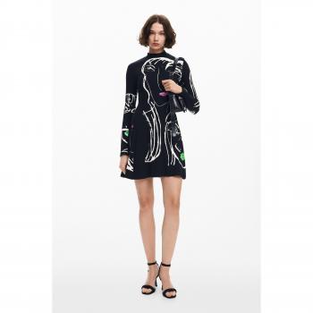 Desigual Oregón Vestito Nero