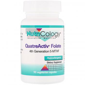 Nutricologie, 90 capsules de QuatreActiv Folate