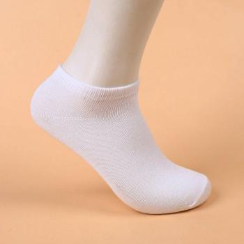 Calcetines deportivos de algodón para hombre y mujer, 3 pares en colores básicos