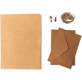 12 Hojas de Papel Kraft para Escritura