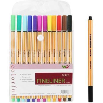 Anime & Manga 12-Color Metallic Marker Set for Art Projects