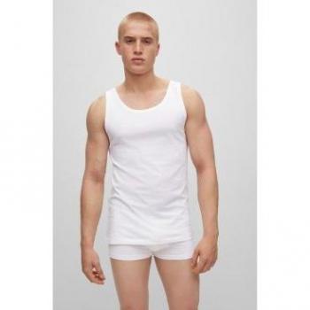 BOSS Magliette Senza Maniche 3 Pezzi Bianco Regular Fit