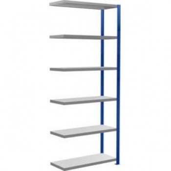Schulte Anbauregal MULTIplus250 – 6‑Fach, B 1 m, T 40 cm, H 2,
