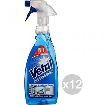 Vetril PowerClean Ammoniaca Spray 650 ml (12 Unità)
