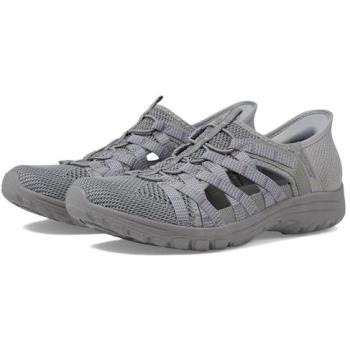 Reggae Fest 2.0 Grey Vegan Slip‑On – Women’s Size 6 (Synthetic/Texture)