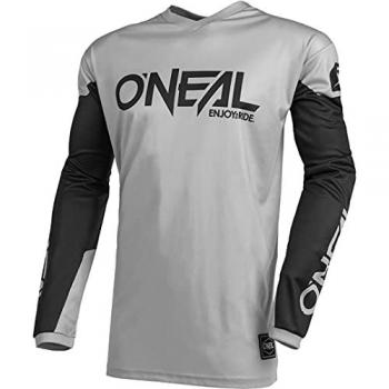 Oneal Element Threat Motocross Jersey Schwarz Grau S Herren