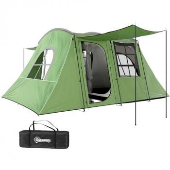 3-4 Man Waterproof Tunnel Tent with Integrated Floor, 3000mm