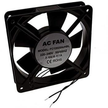 20mm x 120mm x 25mm AC Cooling Fan 220V-240V Ball Bearing for Wall Cabinet