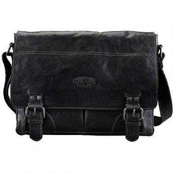 Pride and Soul Pretty Fly Leather Handbag 32 cm Black