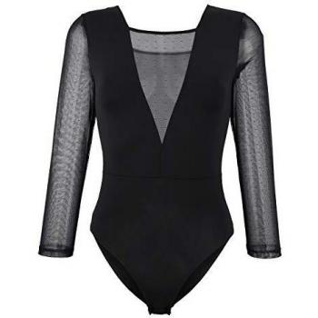 Simone Damenbody in transparenter Mesh‑Optik – gepunktet, elastisch 44/46
