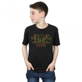T-Shirt Nera con Logo Target di Star Wars per Ragazzi