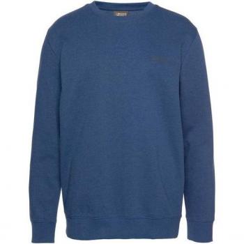 Man's World Sweatshirt für Männer, Langarm, unifarben, Basic