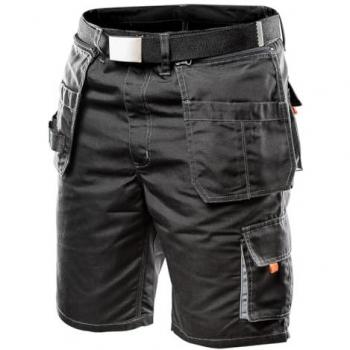 Bermuda Shorts Arbeitshose NEO Kurzgürtel XXL Schwarz