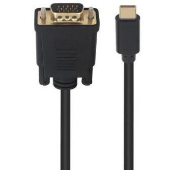 CABLE ADAPTADOR GRÁFICO USB TIPO C A VGA, LONGITUD DE 1,8 METROS