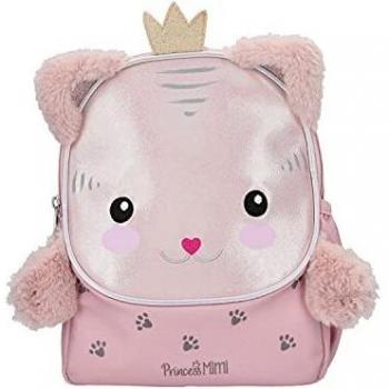 Sac à dos en polyester Princess Mimi 26 cm rose