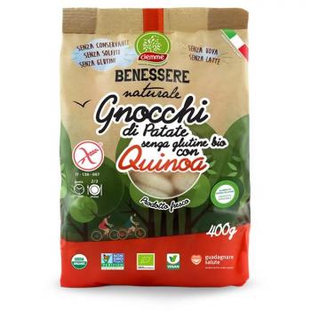 Ciemme Natural Wellness Organic Potatognocchi with Quinoa, Gluten-Free 400g