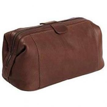 The Chesterfield Brand Eleganter Kulturbeutel Leder Braun Vince