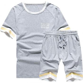 Conjunto de verano para hombres: camiseta corta y pantalones cortos