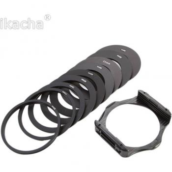Soporte Multifuncional de Filtros Cokin 49‑82 mm + Adaptador 2‑en‑1