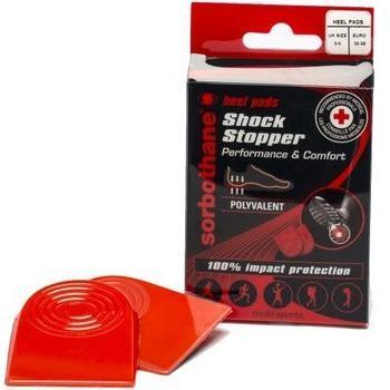 Talonnettes Sorbothane Unisex Anti-Chocs Rouge Taille 43-49