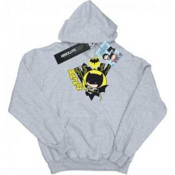 DC Comics Chibi Batman Hoodie for Girls 12-13 Grey