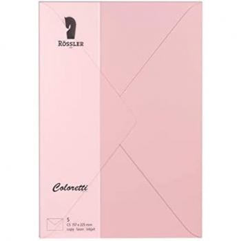 Busta di Carta 80 g/m² Rosa C5 – 5x