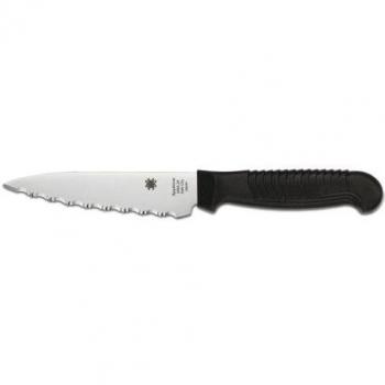 Couteau de chef Spyderco K05SBK à lame dentelée