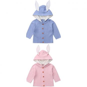 Cute Baby Hoodie Coat with Ears for Fall