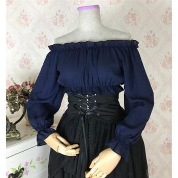 Renaissance Cosplay Off-Shoulder Blouse