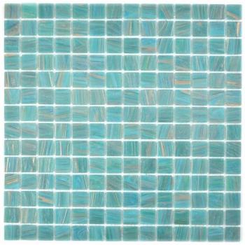 Carrelage mosaïque turquoise et cuivre