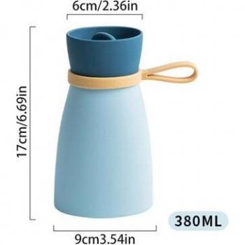 Winter Warm Silicone Water Bottle with Knitted Cover, 380ml / 680ml