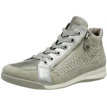Ara Damen Rom-Stf Hohe Sneaker, Grau, 36.5 EU