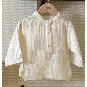 Blusa Redonda de Manga Larga para Kids