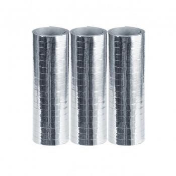 3 Stelle Filanti Argento 18 Rotoli 7mm x 4m