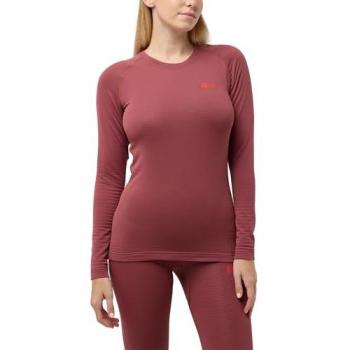 Infinite Warm Jack Wolfskin Manica Lunga Donna Rosa L
