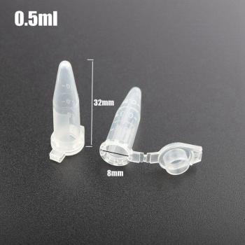 100pcs 8*32mm 0.5ml Clear Storage Tubes