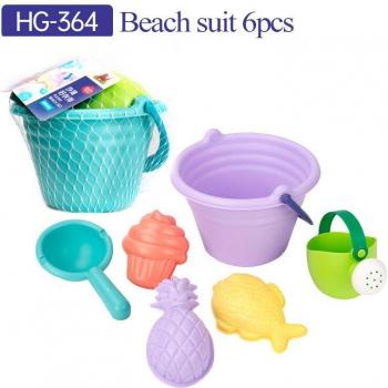 Seau de plage en silicone