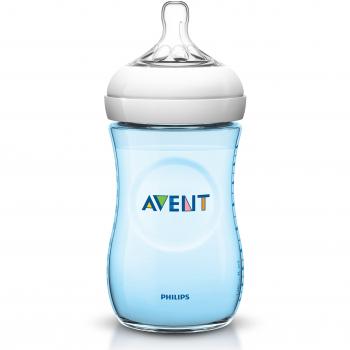 Avent Natural biberón azul 260ml