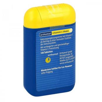 Nahrungsergänzungsmittel Vitamin C‑Depo Orthomol – 100 Tabletten