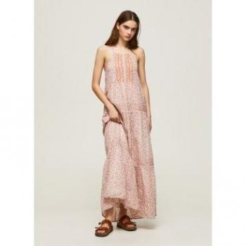 Vestito Parhi Pepe Jeans Maniche Corte Rosa L