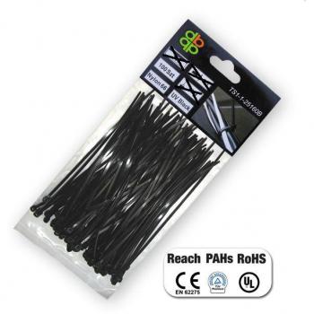 Bradas Clip TS1176150B Nera 100 pezzi
