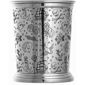 Tattoo-Decorated Urban Bar Julep Cup – 400 mL, 18/8 Steel (UB3550)