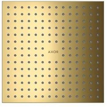 Douche de tête Axor, modèle 35313990, finition or poli, installation encastrée